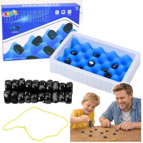 Магнитна настолна игра Magnetic - не слепвайте магнитите - 40 броя