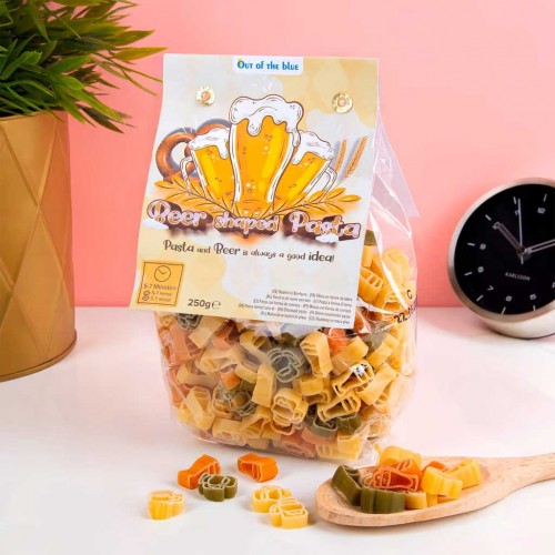 Трицветна паста с формата на Бира - 250 гр